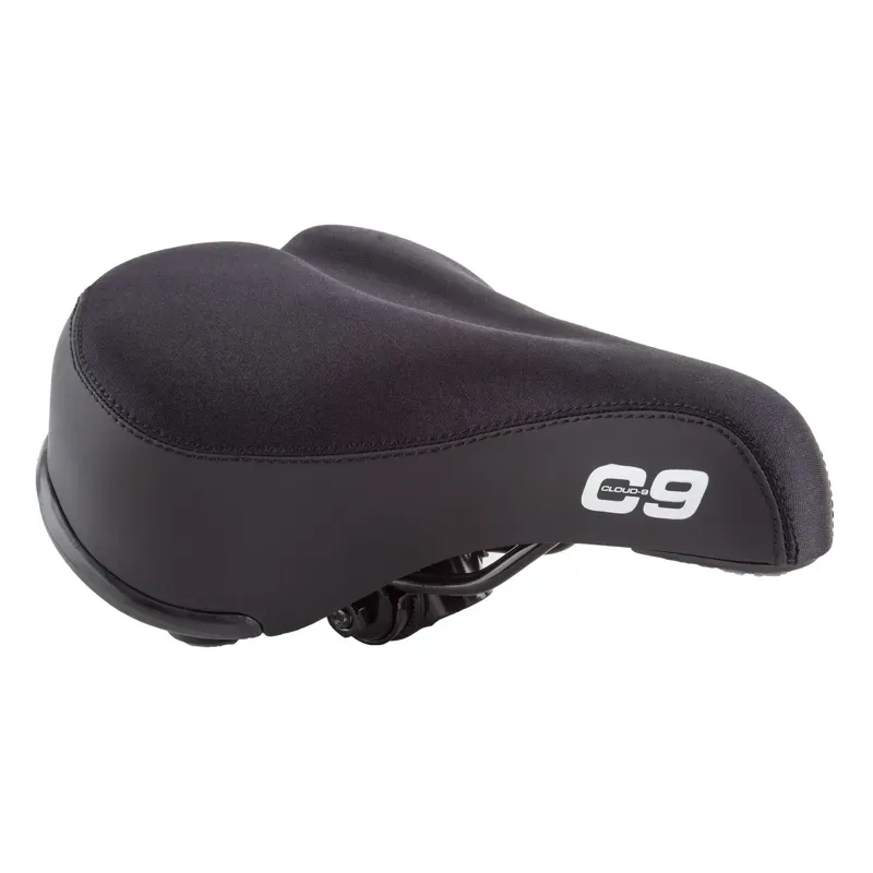 Cloud-9 Comfort Ladies Lycra Saddle in Black